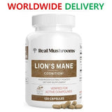 Lion's Mane Mushroom Extract Capsules 120 Count – Organic Mushroom Supplement