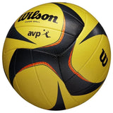 Wilson AVP OPTX Official Beach Volleyball Tour Match Game Ball - Black/Yellow